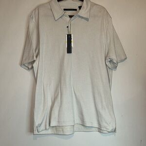 Perry Ellis Classic Beige Polo Shirt